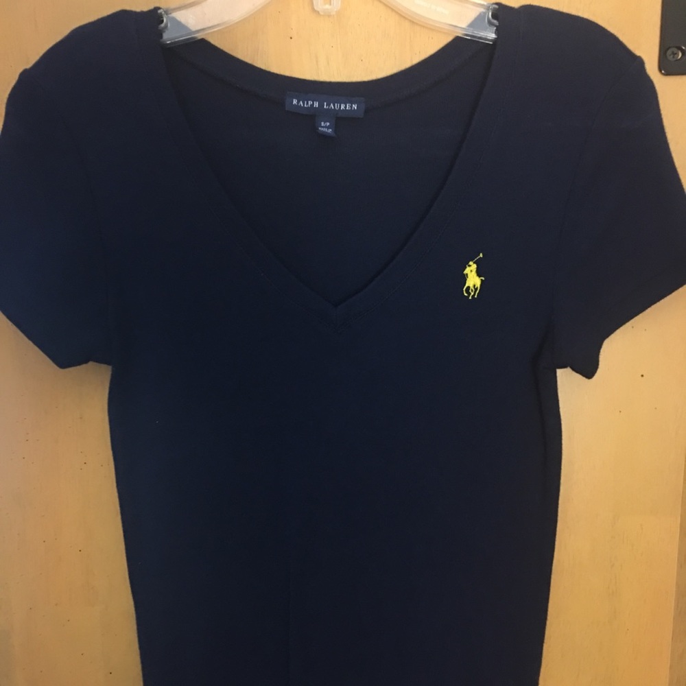 Navy Blue Ralph Lauren Short Sleeve size: S